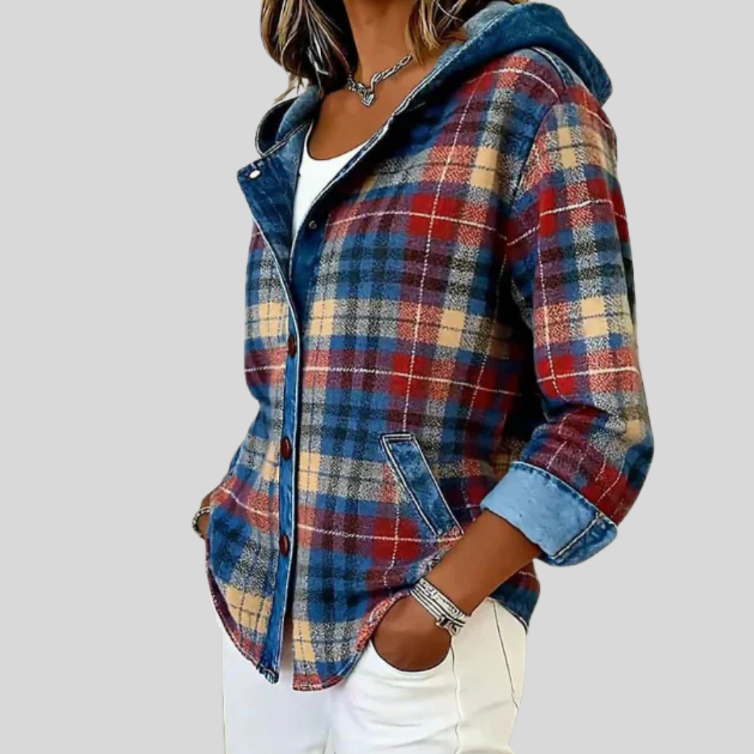 Hildred™ | Vuorattu Ruudullinen Shacket
