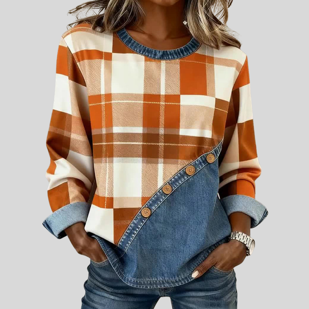 Faylen™ | Patchwork Pullover Toppi