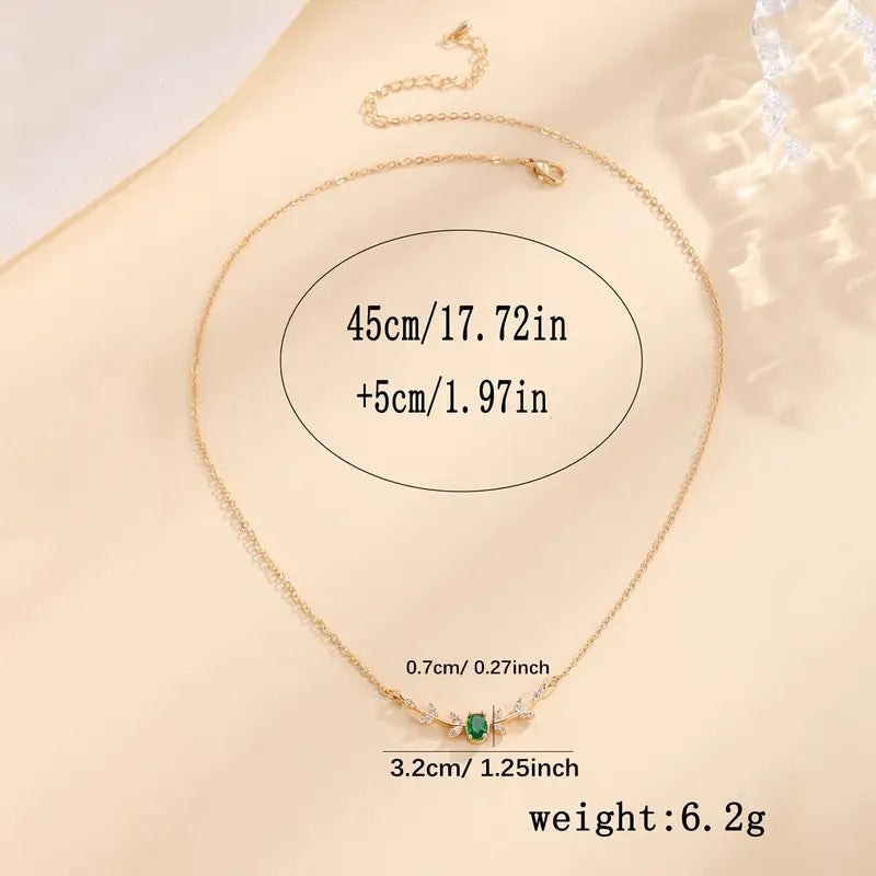 Chict minimalistisk Amira-halskjede