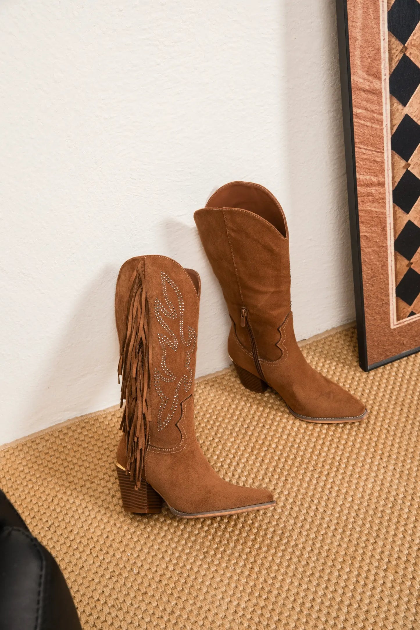 Carla Fringle Kamelstøvler