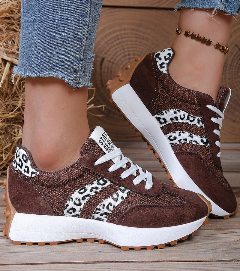 Stilfulle Sneakers med Ultimat Bærekomfort (mørkebrun)