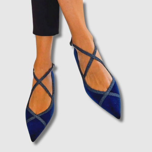 Noëlle™ | Stilige Mokasiner Marineblå