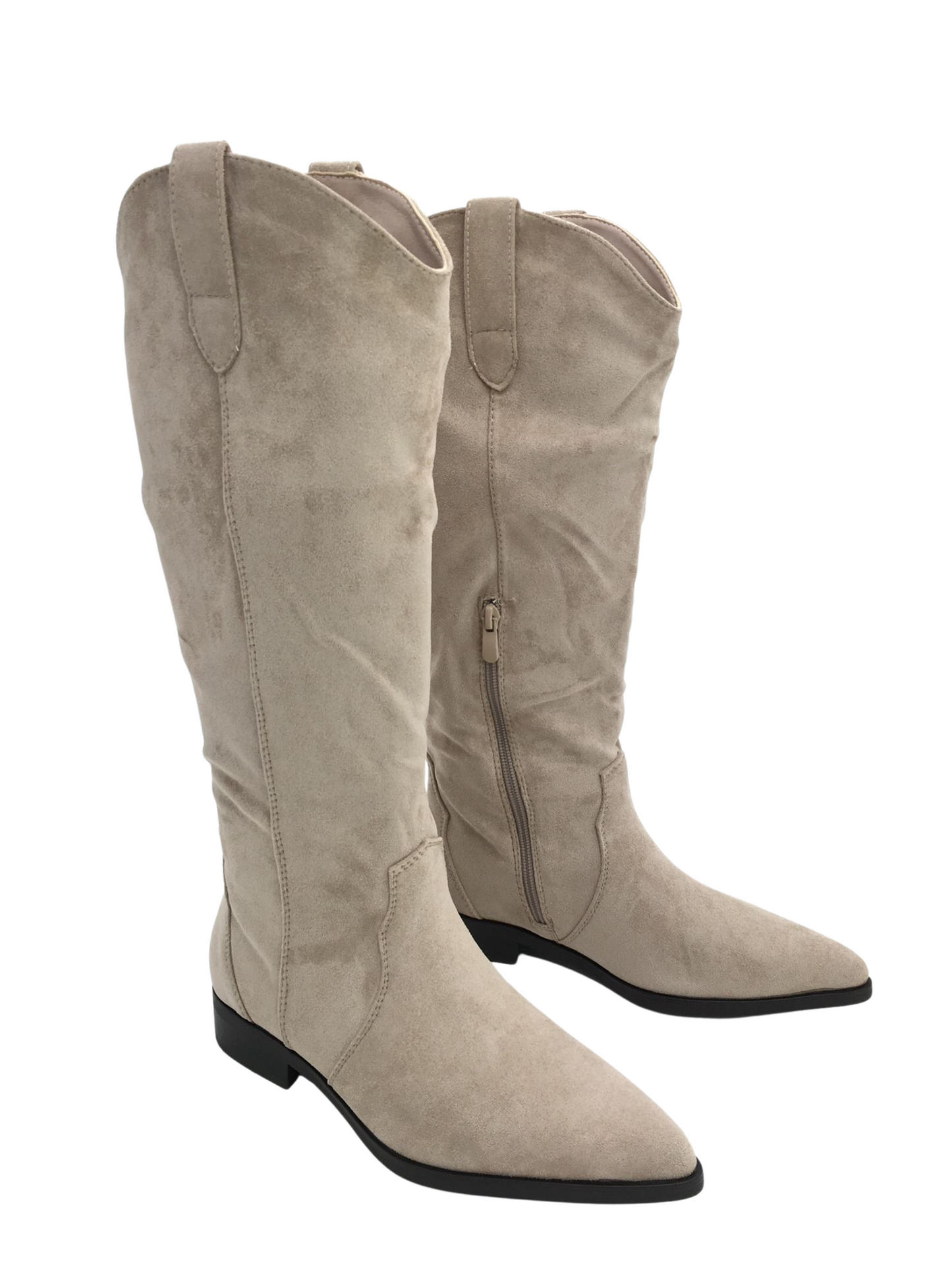 Latifa Khaki Cowboy Støvler