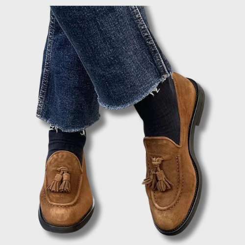 Milova™ | Mokasiner med Frynser