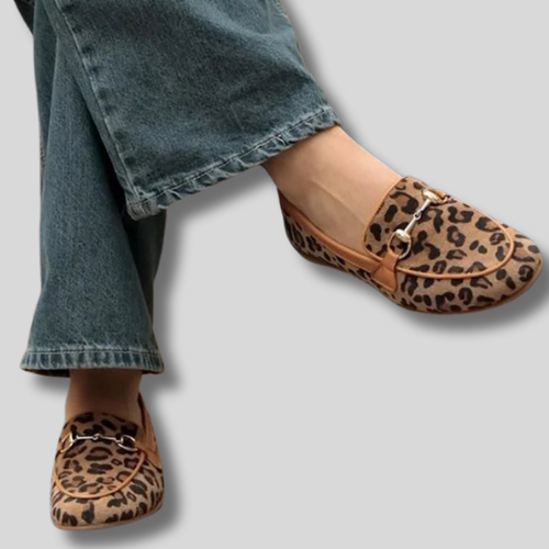 Matilda™ | Lærmoccasiner Leopard
