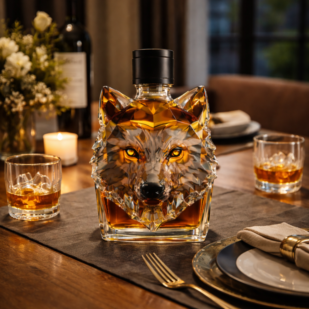 Whiskyflaske - Ulv Edition