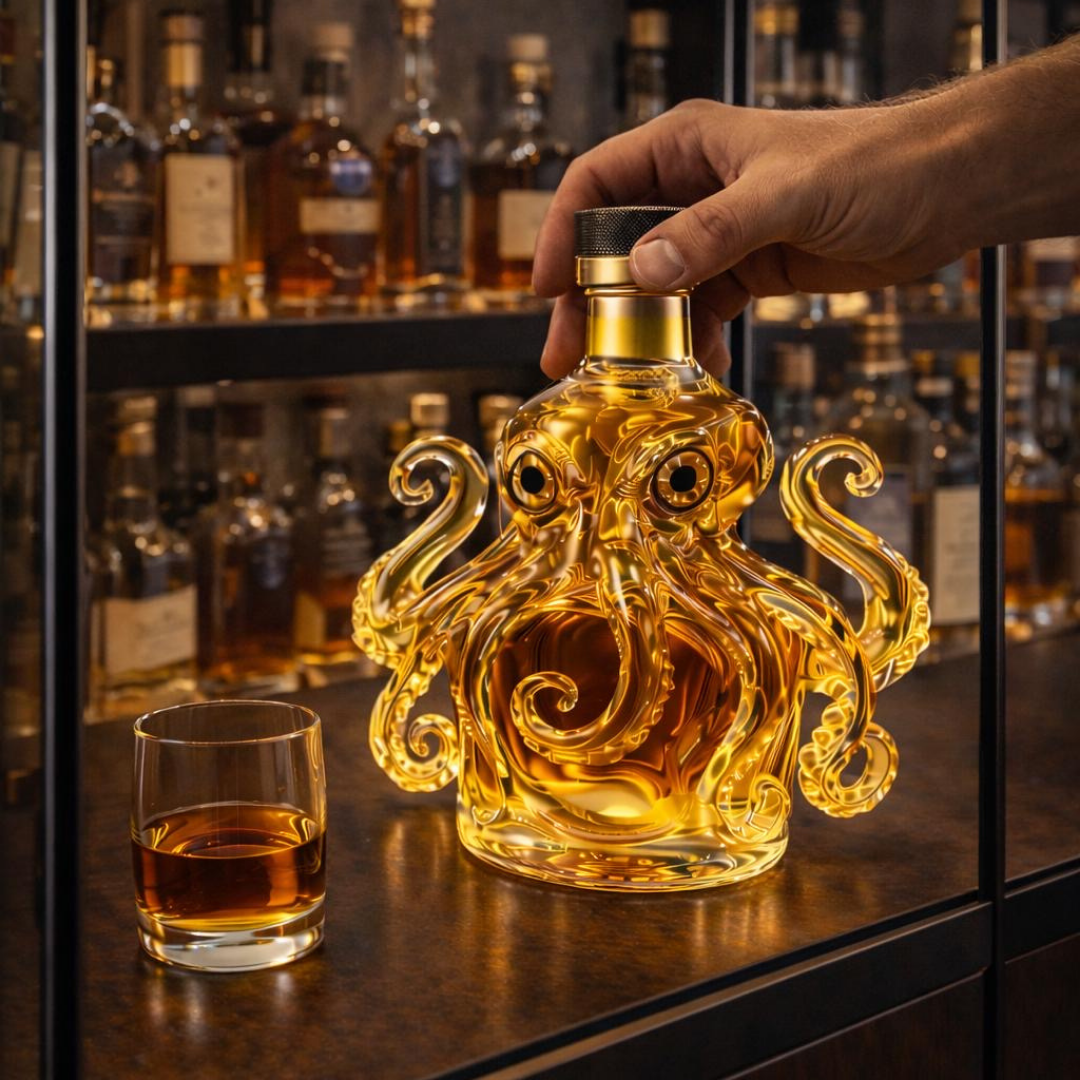 Whiskyflaske - Octopus Utgave