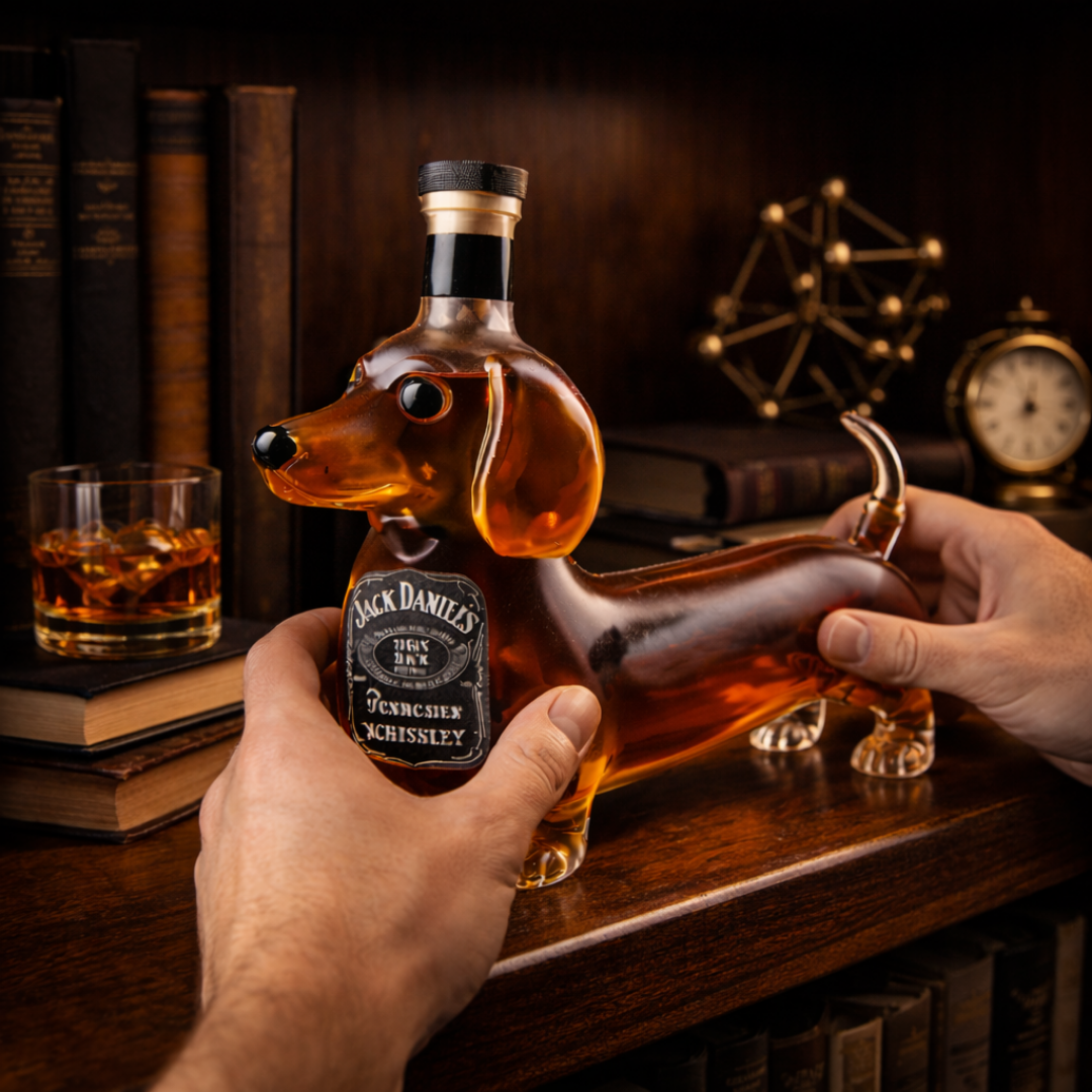 Jack Daniel's Whisky Flaske - Teckel Utgave