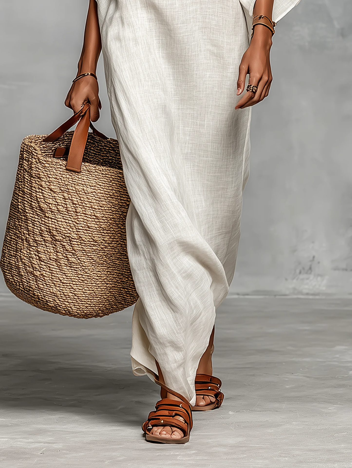 Aveline™ | Off-Shoulder Maxi Kjole med Batwing Ermer