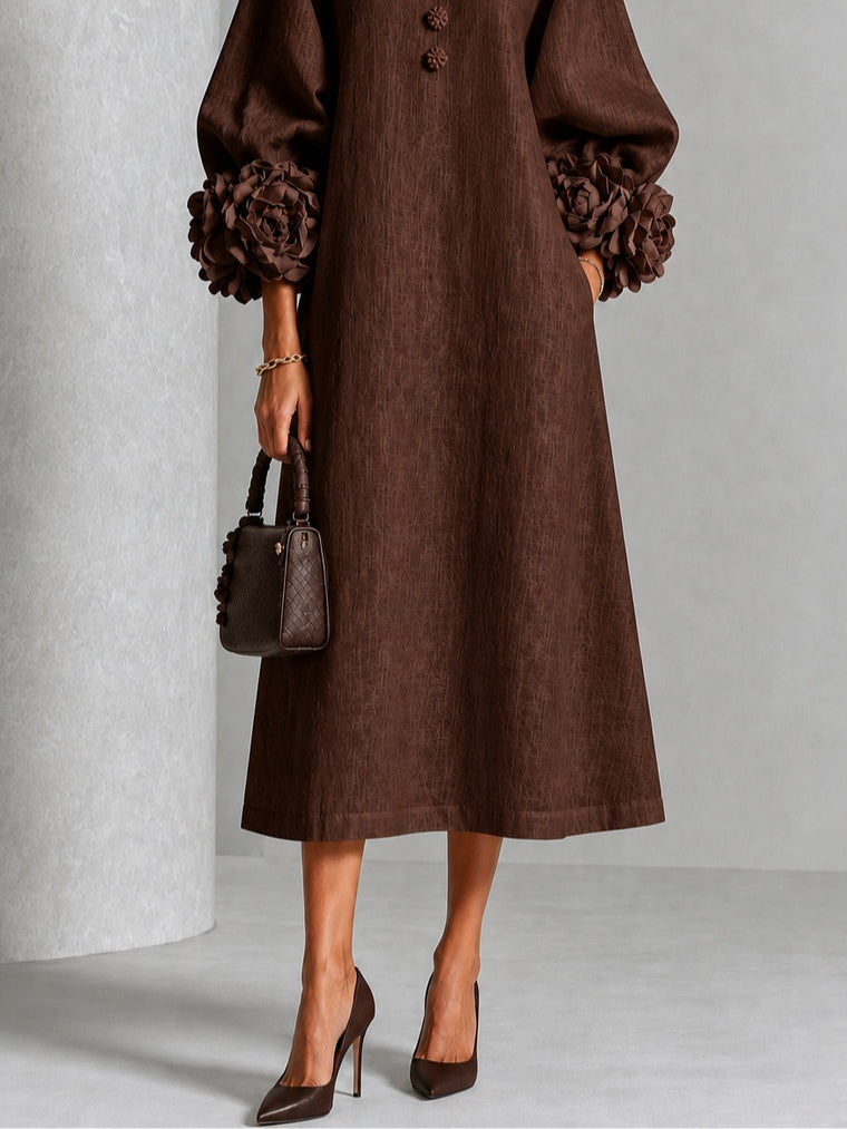 Beverly | Ruusukuppi Midi Mekko