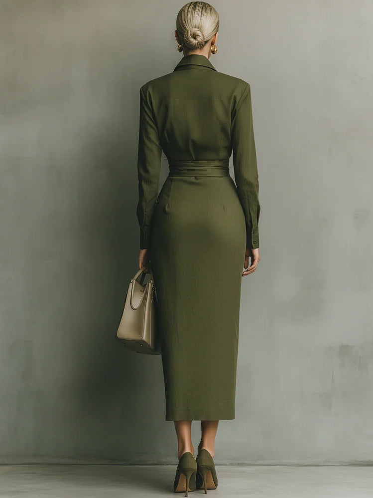 Caterina | Elegant Fitted Maxi Kjole