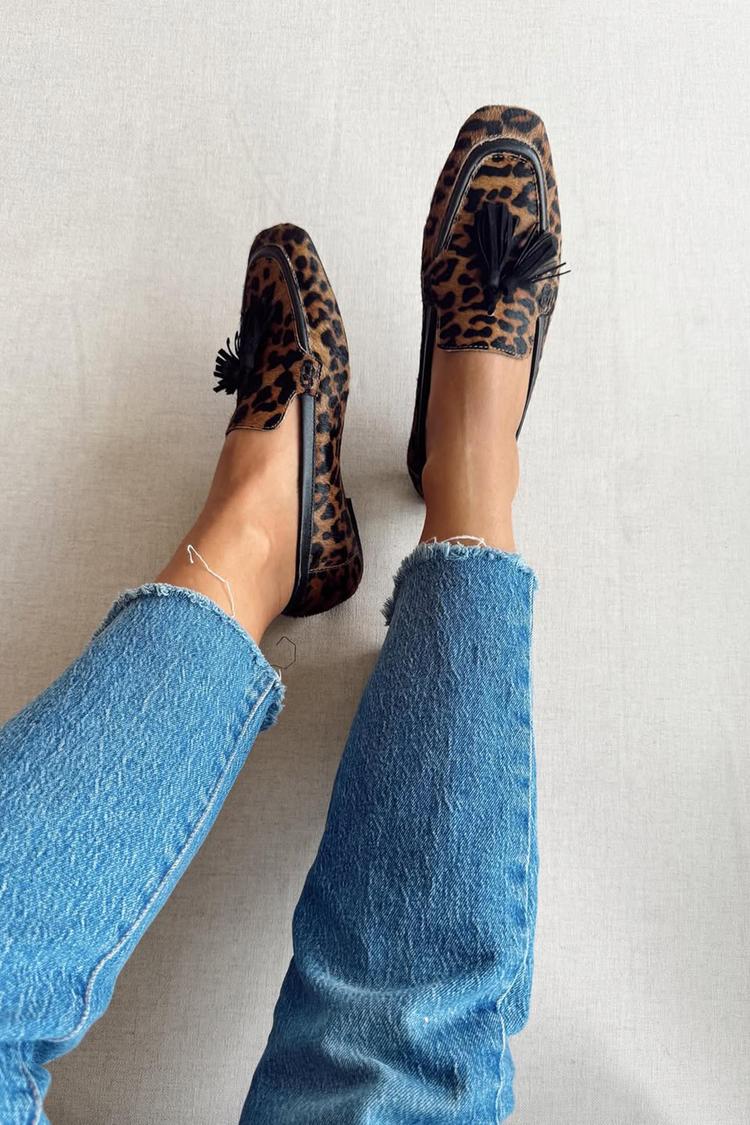 Sylvie™ | Mokasiner med Frynser