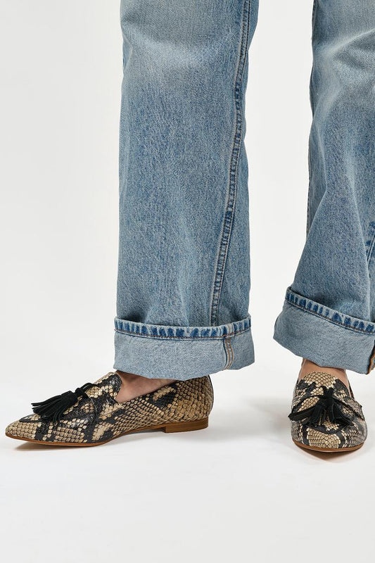 Marie™ | Mokasiner med Frynser