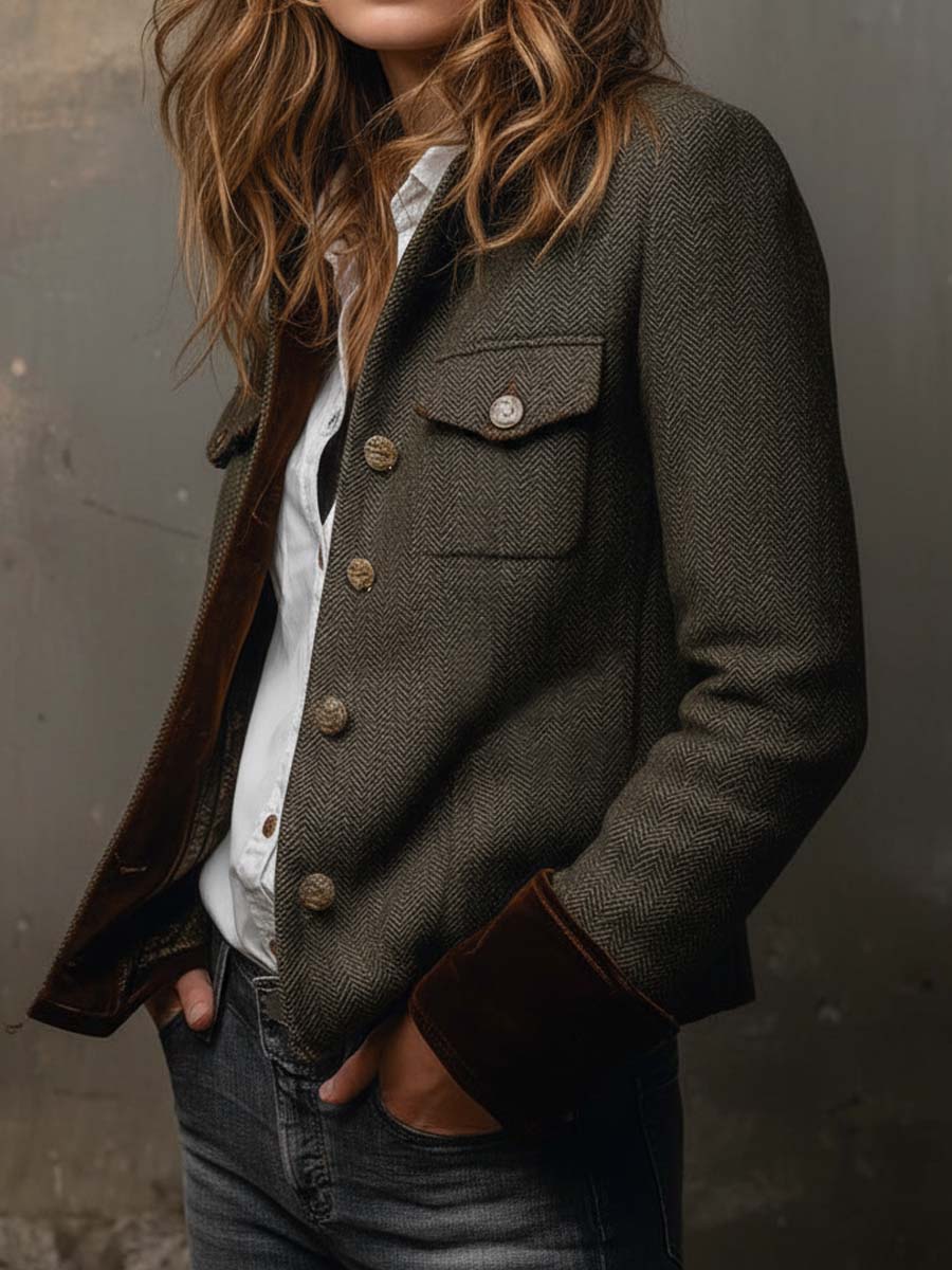 Rachel | Perintö Herringbone Takki