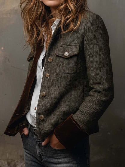 Rachel | Perintö Herringbone Takki