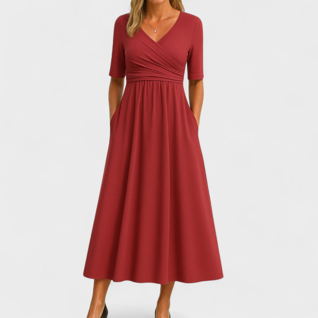 Ida | Elegant Midi Kjole