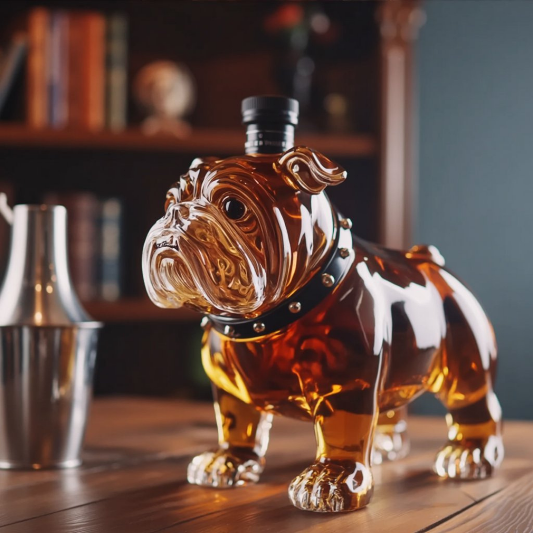 Whiskyflaske - Bulldog Utgave
