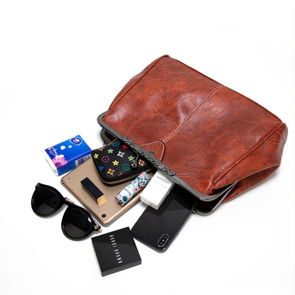 Mila | Tidløs vintage veske med elegant klafflås