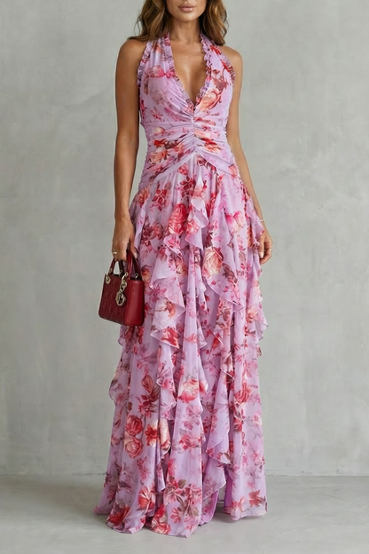 Belladina | Halter Maxi Kjole