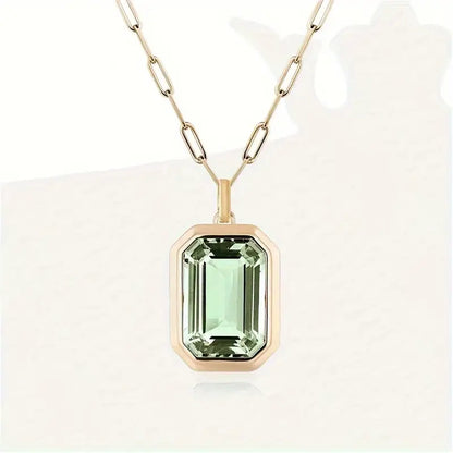 Minimalistisk edelstenshalskjede