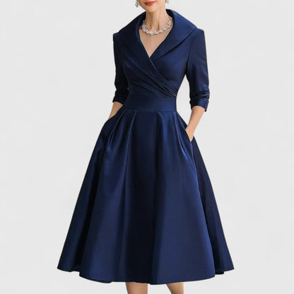 Teresa™ | Midi-kjole med en elegant snitt og en flatterende silhuett
