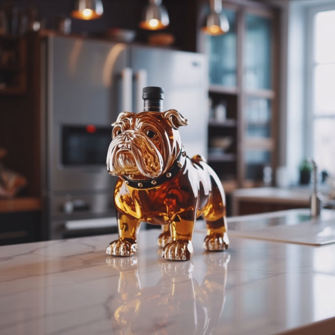 Whiskyflaske - Bulldog Utgave