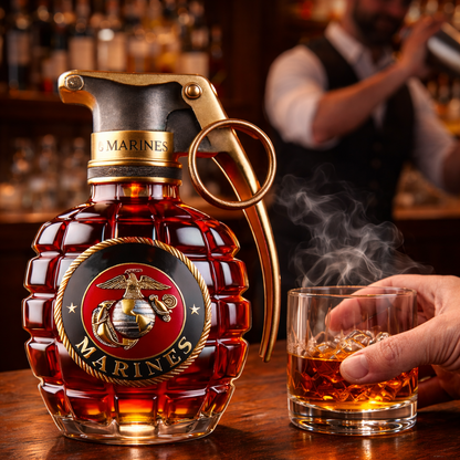 Whiskyflaske - Granatutgave Marines