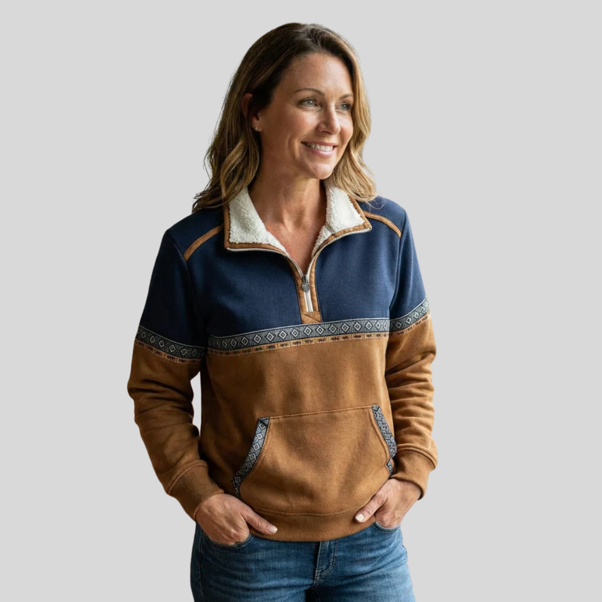 Alvette™ | Sherpa Kaulus Puolivetoketjupusero