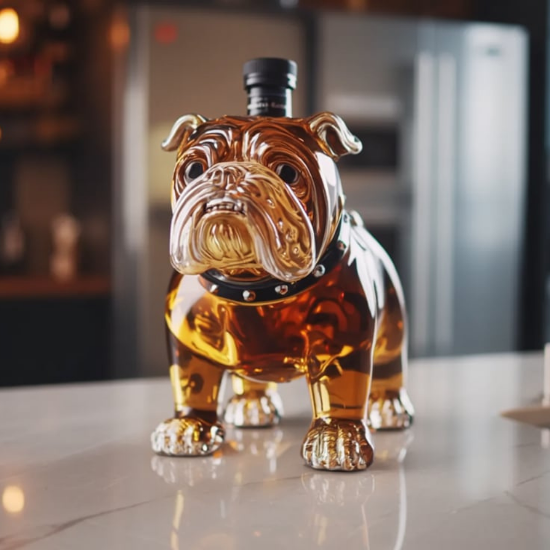 Whiskyflaske - Bulldog Utgave