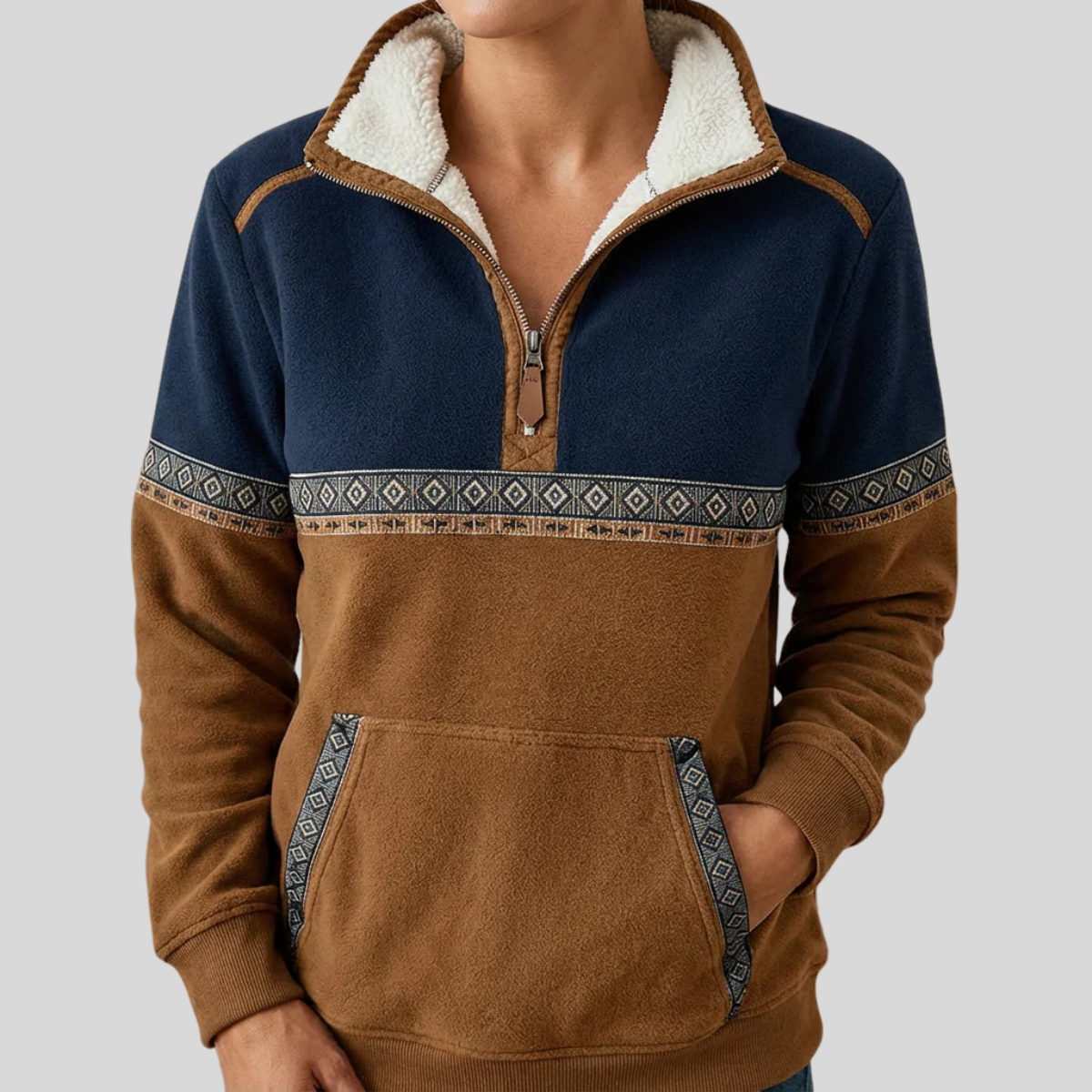 Alvette™ | Sherpa Kaulus Puolivetoketjupusero