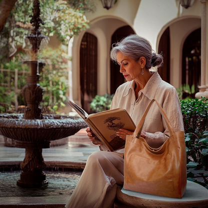 Ringelblume | Squisita Luksus Crossbody-veske i Mykt Materiale