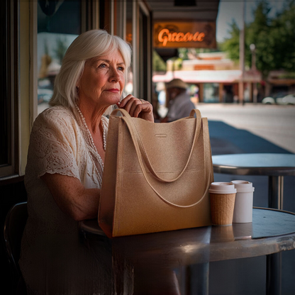 Talia | Luksuriøs håndveske i mykt skinn