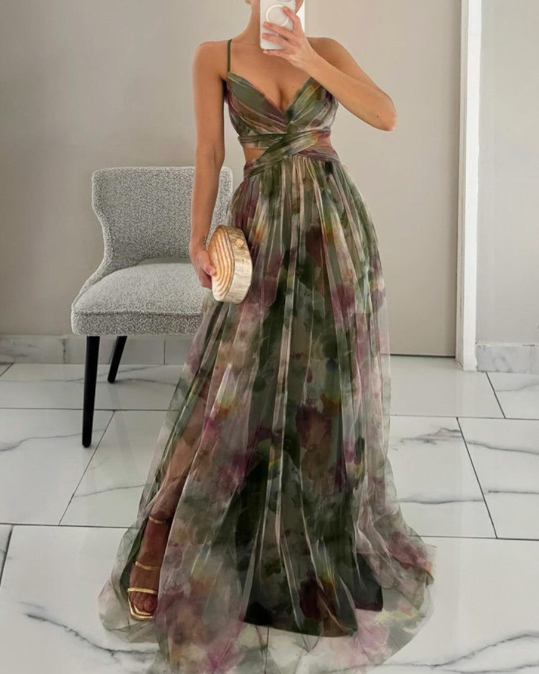 La Scintilla | Robe Maxi Élégance Florale