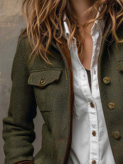 Rachel | Perintö Herringbone Takki