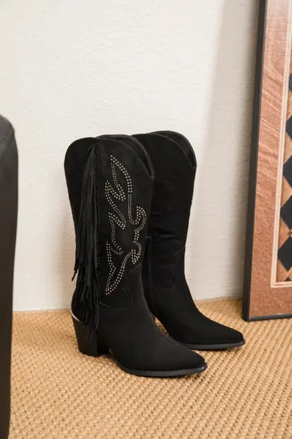 Carla Fringle svarte støvler