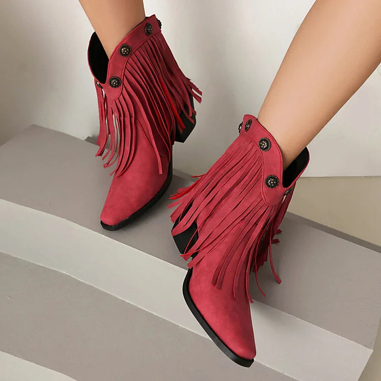 Lila™ | Støvler i semsket skinn design