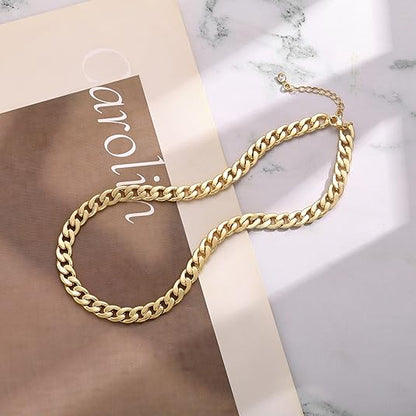Sofistikert Chunky Cuban Link Halskjede