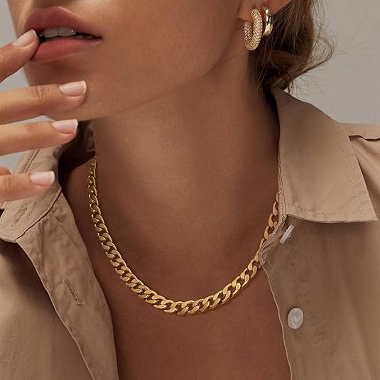 Massiv Cuban Link Halskjede