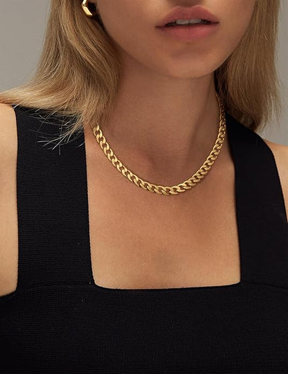 Sofistikert Chunky Cuban Link Halskjede