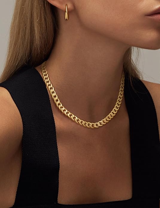Sofistikert Chunky Cuban Link Halskjede