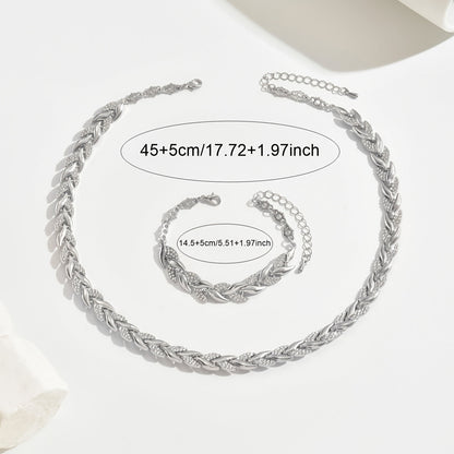 Elegant Glass Strass Fiskesvans Sett