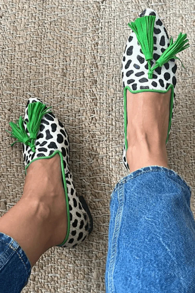 Louise™ | Mokkasiner med Frynser