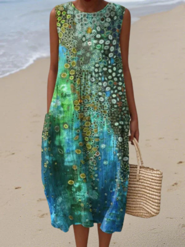 Zara™ Reef Midi Kjole