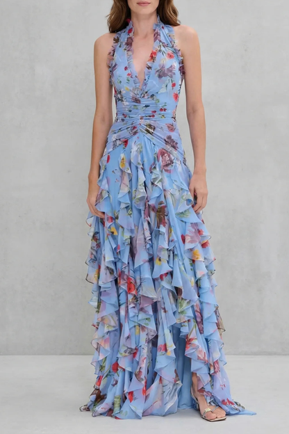 Belladina | Halter Maxi Kjole