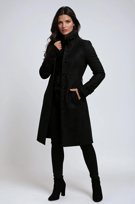 Isolde | Høyhalset Trench Coat