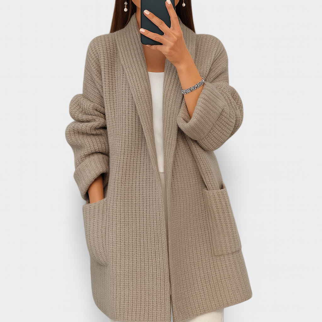 Liora | Avslappet Kasjmir Cardigan