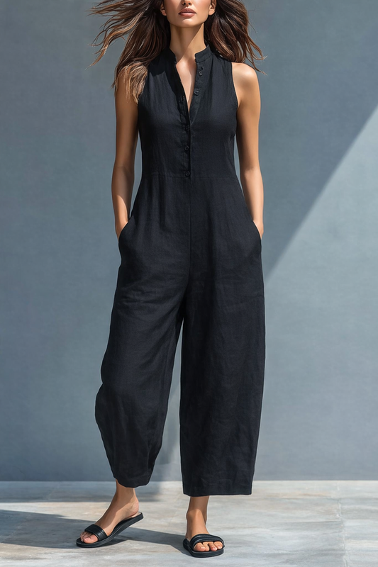 Lotte™ || Ermeløs Minimalistisk Jumpsuit