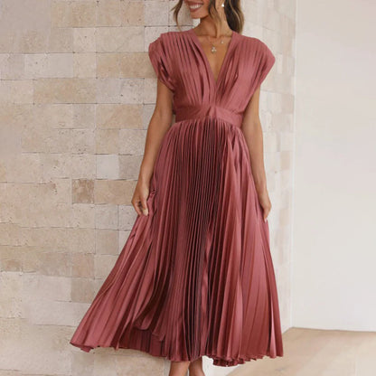 Marni™ | Tidløs Plisserte Midi Kjole