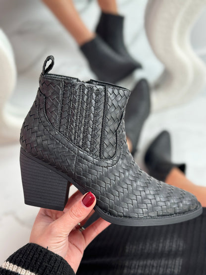 Cowboy Lav Sorte Støvler