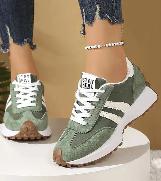Stilfulle Sneakers med Ultimat Bærekomfort (grønn)